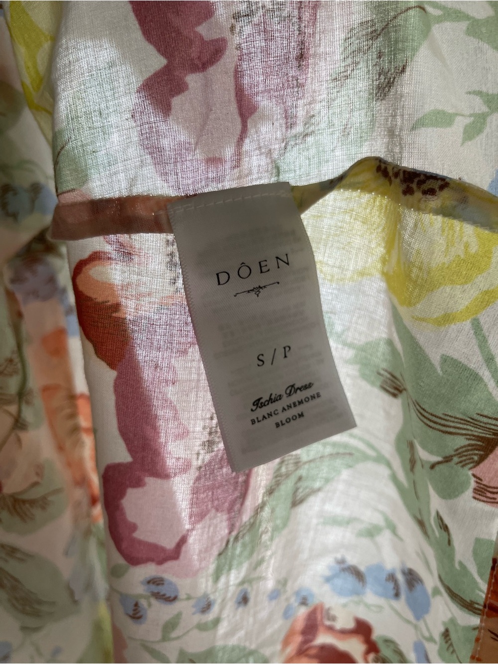 Dôen Ischia dress in Blanc Anemone Bloom - Picture 7 of 7